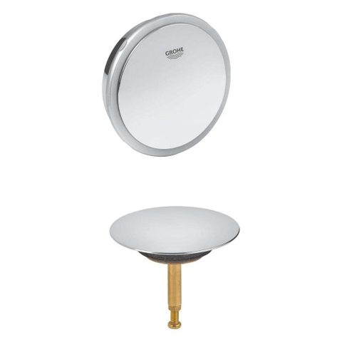 GROHE Talento Ensemble de rosaces - Pour vidage de bain - Chrome GA35152