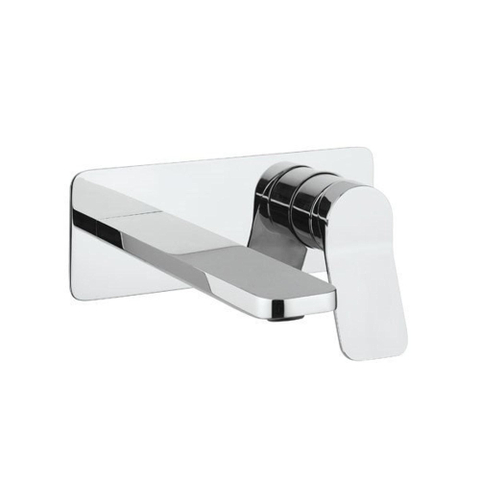 Crosswater Glide II Inbouw wastafelkraan - 20cm uitloop - met hendel - hoogglans chroom SW648380
