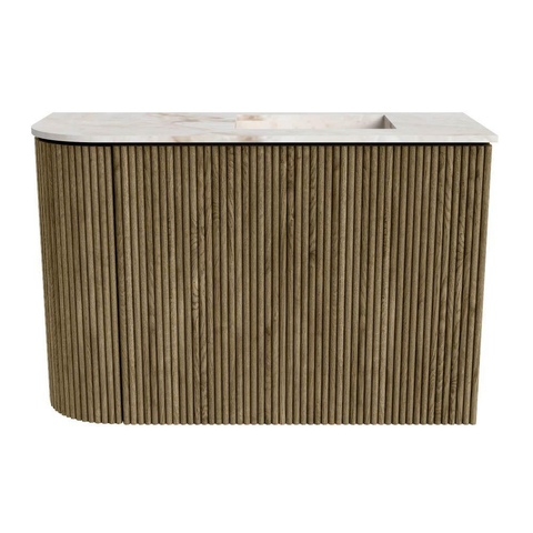 Mondiaz JOYA-DLUX 61.6cm toiletmeubel - ronding links kleur Dusk - Wastafel FAYE positie Rechts Zonder kraangat kleur Frappe. SW1423083