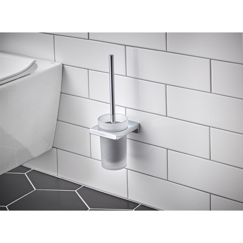 Hansgrohe AddStoris Q Closetborstelgarnituur - wandmontage - hoogglans chroom SW651126
