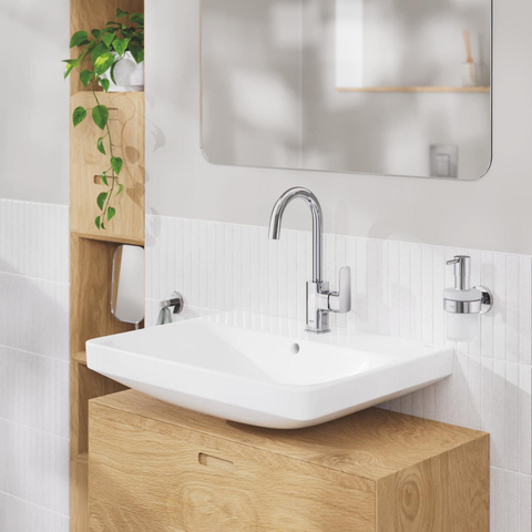 GROHE Cubeo wastafelkraan - l-size - klikwaste SW1477727