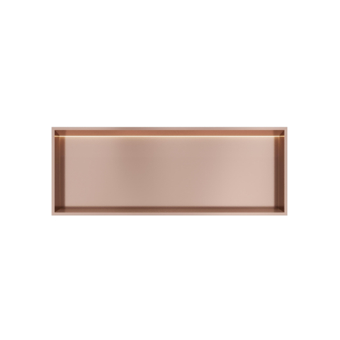 Hotbath &MORE Inbouwbox of inbouwnis - 30x80x10 - met LED - IP44 - PVD - geborsteld koper SW1246614
