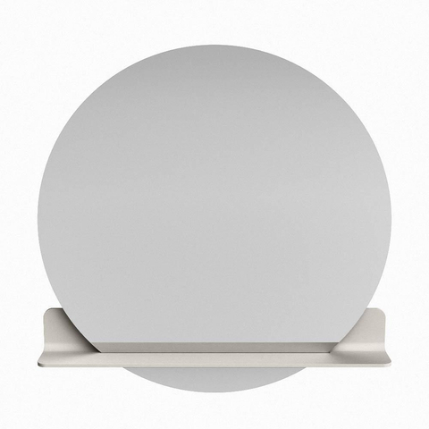 Mondiaz SPOT miroir – Ø 90 cm – avec tablette – Linen (blanc cassé) SW1235555
