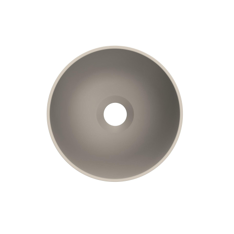Arcqua Olivia Waskom - 22x22cm - rond - opbouw - mat klei SW1447233