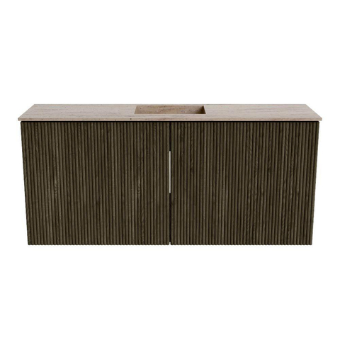 Mondiaz JOYA-DLUX 90cm meuble de toilette - couleur Shadow - Vasque FAYE position Milieu Sans trou de robinet couleur Saba SW1425129