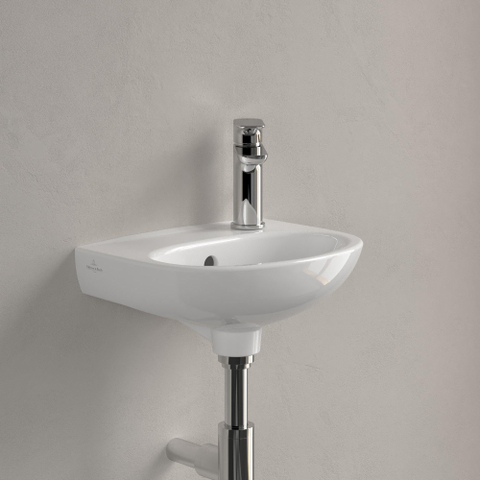 Villeroy & Boch O.novo Fontein - 36x27x15cm - met overloop - White Alpine (glans wit) SW878401