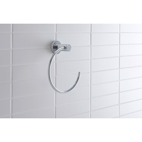 Duravit D-code Handdoekring - hoogglans chroom 0315316