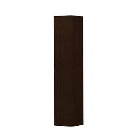 INK Concept R Hoge Kast - 35x35x169cm - 2 deuren - afgeronde hoeken - tbv grepen - rechtsdraaiend - dark veneer SW1405481