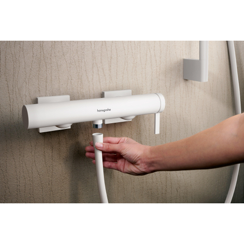 Hansgrohe Tecturis E Eengreeps - opbouw douchemengkraan - mat wit SW918584