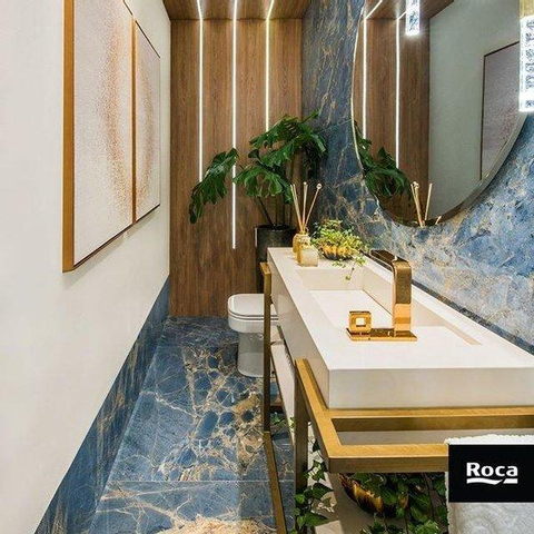 ÉCHANTILLON Ceralto Rovino Vein Carreau de sol et mur 120x120cm 7mm rectifié Marble Nouveau SW914414