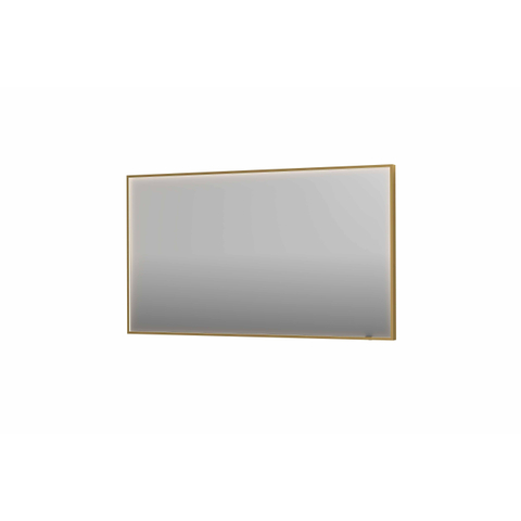 INK SP19 miroir – rectangle – 140 x 80 cm – LED directe tout autour – Or brossé SW955823