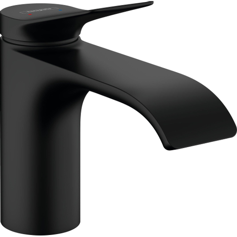 Hansgrohe VIVENIS Eengreeps wastafelmengkraan - 80 - eengreeps wastafelmengkraan - 80 zonder waste set - mat zwart SW642484