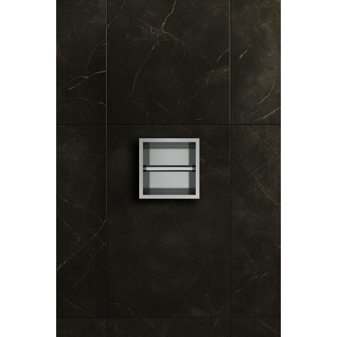 Hotbath &MORE Inbouw toiletrolhouder - 16x16x13cm - RVS 316 SW1245657