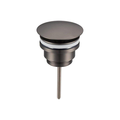 Fugaflow Efficiente Pietra Ensemble lave-mains - 40x21.5x12cm - gauche - lisse - semi-circulaire - 1 trou de robinet - céramique - robinet de lave-mains gunmetal - bouchon de vidage - siphon abaissé - beige SW1442428