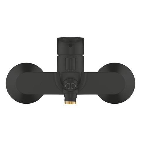 Grohe Start Edge Badmengkraan - Vitalio Joy badset - ronde handdouche - 3 straalsoorten - met houder - matte black (mat zwart) SW1566478