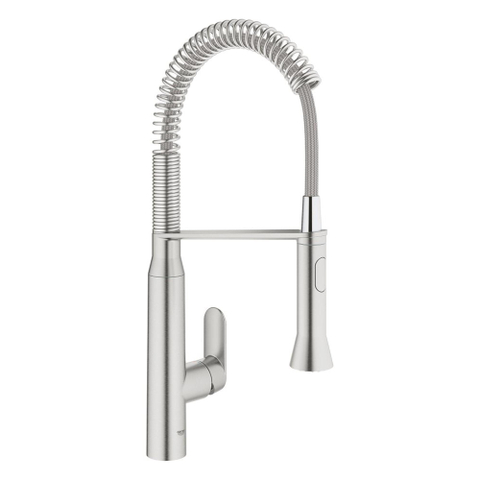 Grohe K7 Keukenkraan - 2 straalsoorten - met profesionele handdouche - Brushed Supersteel (RVS) 0465068