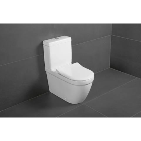 Villeroy & Boch Architectura Cuvette à poser à sortie profonde - sans bride de rinçage - au sol - blanc brillant Alpin (blanc) SW479534