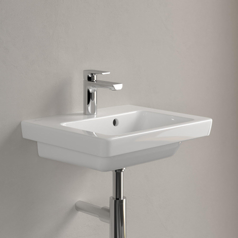 Villeroy & Boch Subway 2.0 lave-mains dessous rectifié 50x40cm - inclus trou de robinetterie inclus trop-plein 1024208