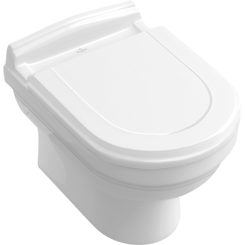 Villeroy & Boch Hommage wandcloset - 60cm - met spoelrand - diepspoel CeramicPlus - White Alpine (glans wit) GA38157