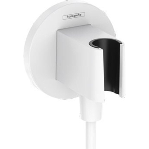 Hansgrohe Fixfit s - handdouchehouder - inclusief muuraansluitbocht - mat wit SW773893