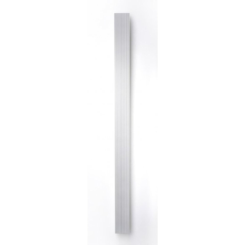 Vasco Bryce Mono designradiator aluminium verticaal 1800x150mm 586W - aansluiting 0066 wit structuur (S600) SW237080