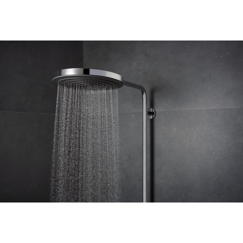 Hansgrohe Pulsify S Puro Puro1jet - showerpipe - ecosmart - 260 - thermostatisch - 3jet - handdouche en doucheslang - 160cm - thermostaat - chroom (zwart) SW1151867