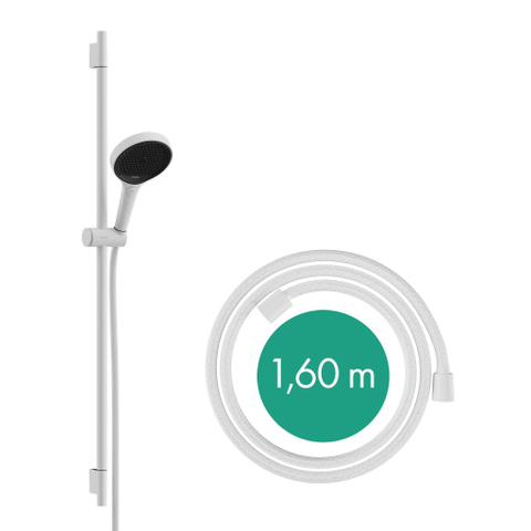 Hansgrohe RainFinity Doucheset - 130 - 3jet S Puro - 90cm pushsl Designflex - doucheslang - 160cm - mat wit SW918335