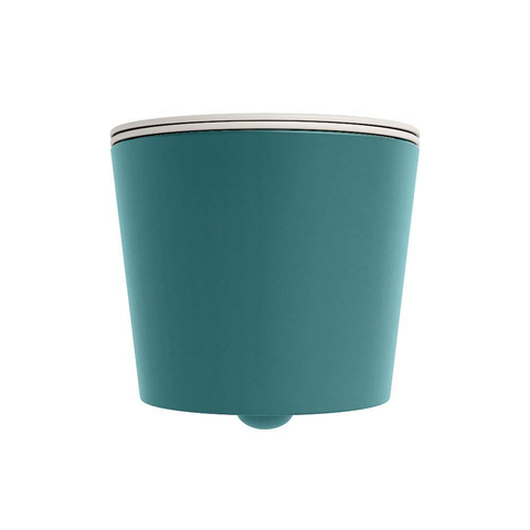 Mondiaz LAVIE hangtoilet – spoelrandloos – 36 x 53 cm – met softclose zitting – Smag (groen), zitting Linen (offwhite) SW1208656