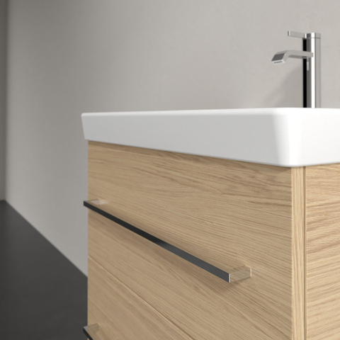 Villeroy & Boch Avento Wastafelonderkast - 2 uittrekladen - 576x514x484mm - Nordic Oak (hout) SW971884