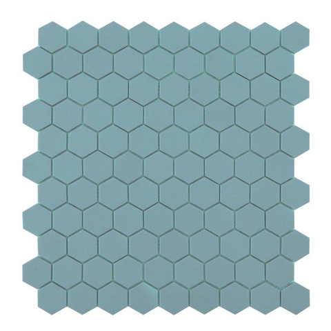 Terravito Fiesole carreau mosaïque - 3,5x3,5cm - 5mm - Carré - Vert Mat SW727426
