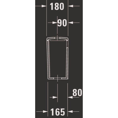 Duravit Me by starck reservoir 395x350x180mm dual fl. m/binnenw. AU wit SW527920
