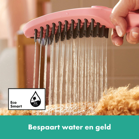 Hansgrohe Dogshower Handdouche - voor de hond - 150 - 3jet - met massagenoppen - pink (roze) SW651154