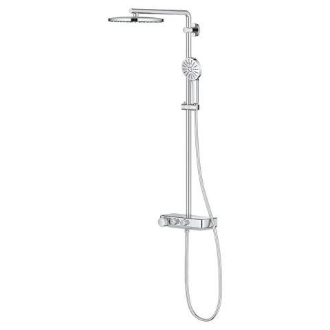 GROHE Vitalio Joy+ doucheset - 28cm - rond - thermostatisch - SmartControl - chroom SW1590098