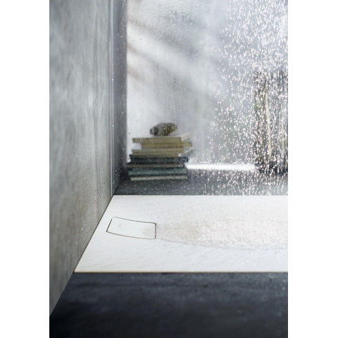 Duravit Stonetto Kunststof douchebak (Solid Surface) rechthoekig - 160x100x5cm - wit SW85970