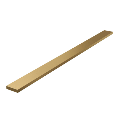 Brauer Grille de caniveau de douche - multifonctionnelle - 90x7cm - Acier inoxydable - or brossé SW771642