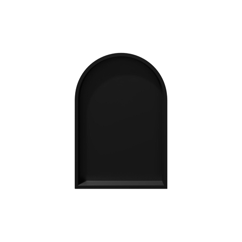 Looox Storage collection Inbouwnis - 32x47x7cm - toog - matt black SW1150309