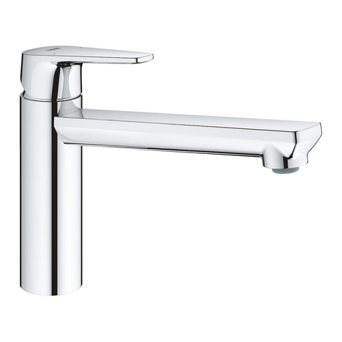 GROHE BauEdge Robinet de cuisine - bec pivotant - chrome SW444081