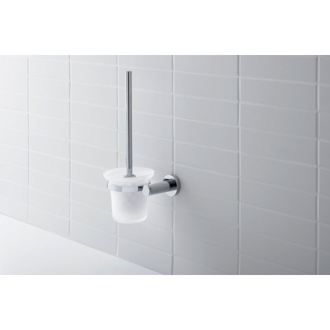 Duravit D-code Borstelgarnituur - 154x342x154mm - chroom glanzend GA49448