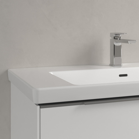 Villeroy & Boch Subway 3.0 meubelwastafel - 100x47cm - 1 kraangat - met overloop - White Alpine (glans wit) SW641634