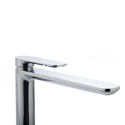 Crosswater Pier Wastafelkraan hoog - 31cm - met uitloop - 20cm - zonder waste - hoogglans chroom SW31046