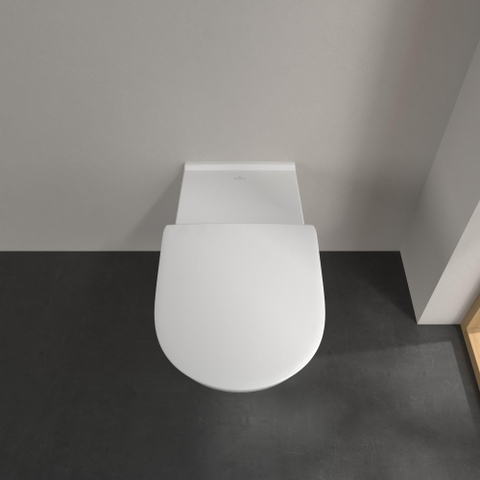 Villeroy & Boch Vicare O.novo Vita wandcloset verlengd - diepspoel DirectFlush - 36x70cm CeramicPlus - White Alpine (glans wit) 1025058