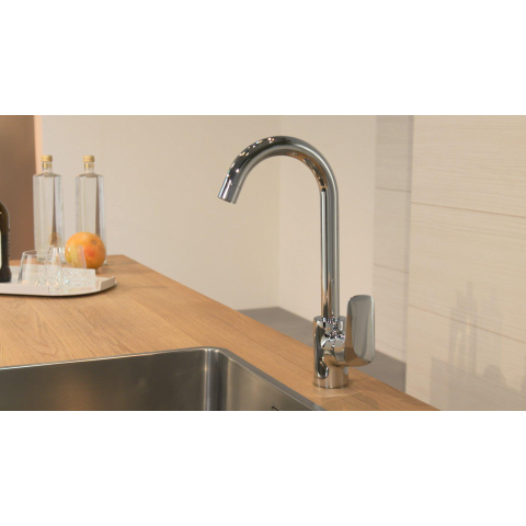 Hansgrohe Logis M31 Eengreeps keukenmengkraan - 260 - hoogglans chroom GA53614