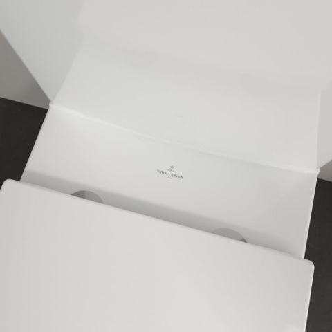 Villeroy & Boch Subway 3.0 Pack WC Sur Pied - 71cm - chasse à rotation - à fond creux - sans bride - sans réservoir - blanc alpin SW762394