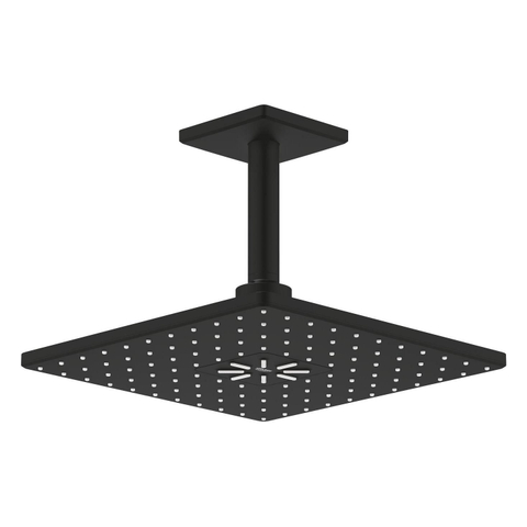 GROHE Rainshower SmartActive Cube 310 douche de tête - 31x31cm - 2 jets - phantom black (noir) SW1477556
