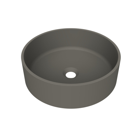 Arcqua Case waskom - rond - 40cm - mat quartz grijs SW1209098