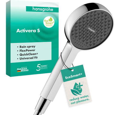 Hansgrohe Activera S douchette à main 95 - 1jet - EcoSmart+ - chrome SW1388576