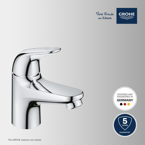 GROHE Swift QuickFix Robinet de lavabo pour lave-mains - taille xs - 1/2" - chrome SW1028081