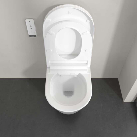 Villeroy & Boch Viclean douche wc - 60.9cm directflush ovaal - spoelrandloos - White Alpine (glans wit) SW1387014