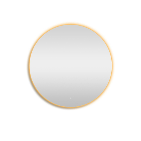 Adema Circle miroir rond diamètre 120cm avec éclairage LED indirect, chauffe miroir et interrupteur infrarouge SW161923