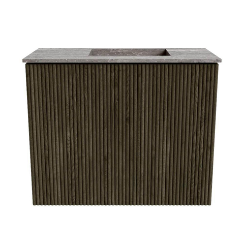 Mondiaz JOYA-DLUX 50cm toiletmeubel - kleur Shadow - Wastafel FAYE positie Rechts 1 kraangat kleur Oza. SW1425014